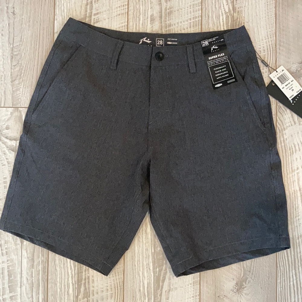 Rusty Men’s Marled Hybrid Short black size 28
